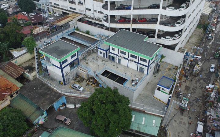 Exterior view of Tarayan Wastewater Treatment Plant
