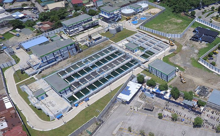 Exterior view of Parañaque Wastewater Treatment Plant